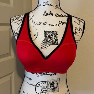 VS PINK M Sports bra (color is red w/black straps)